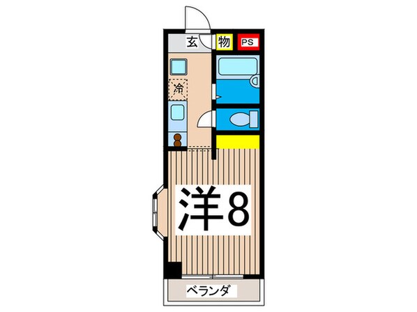 カーサ７０３の物件間取画像